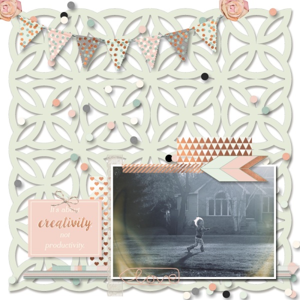 Layout by Emily using Die Cut digital layout page templates for digital scrapbooking by Scrumptiously at Pixel Scrapper